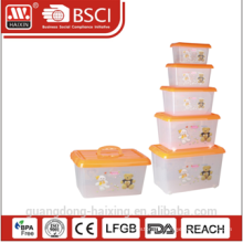 plastic storage container w/wheels 4.8L/8.5L/15L/25L/43L